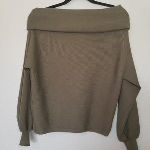 Zara Off Shoulder Swater